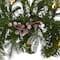 6ft. LED Snow Tipped Berries & Pine Christmas Garland